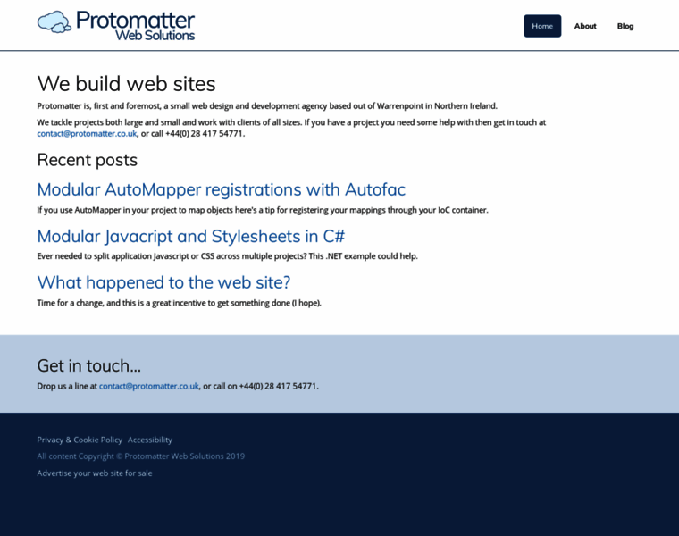 Protomatter.co.uk thumbnail