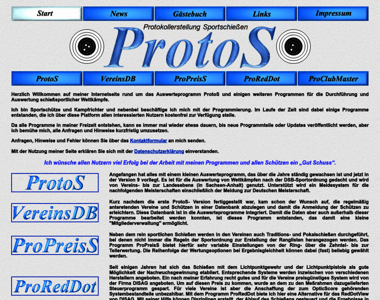 Protos-programm.de thumbnail