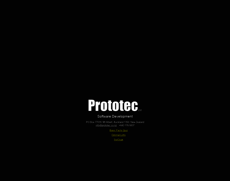 Prototec.co.nz thumbnail