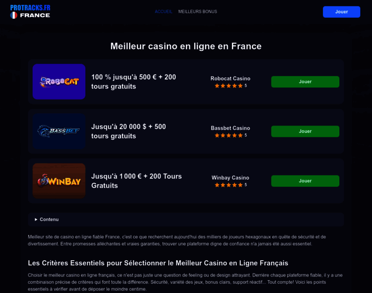 Protracks.fr thumbnail