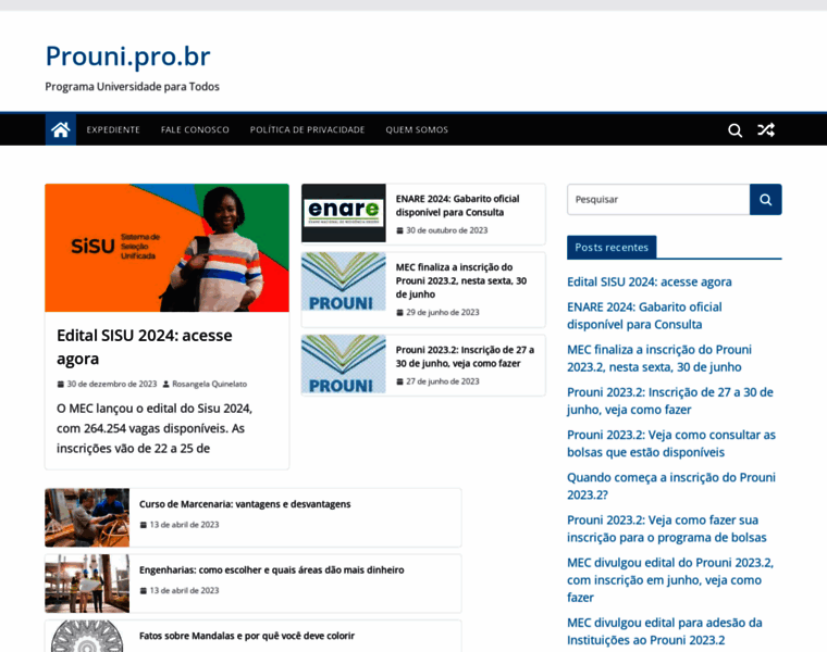 Prouni.pro.br thumbnail
