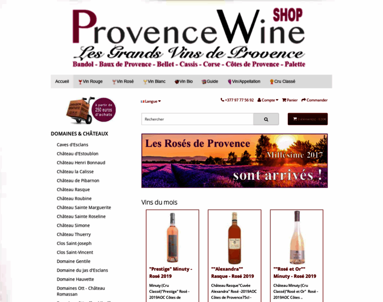 Provencewine-shop.com thumbnail