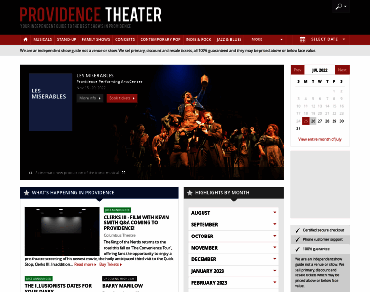 Providence-theater.com thumbnail