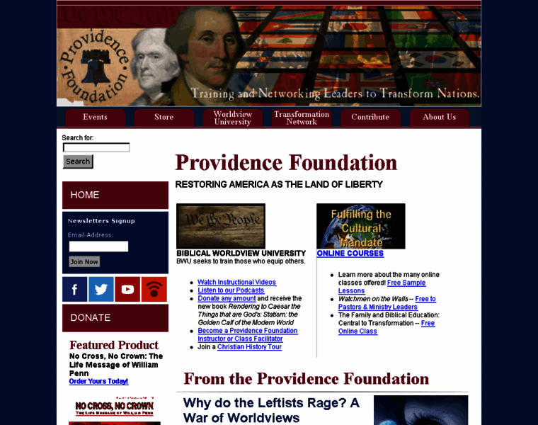 Providencefoundation.com thumbnail