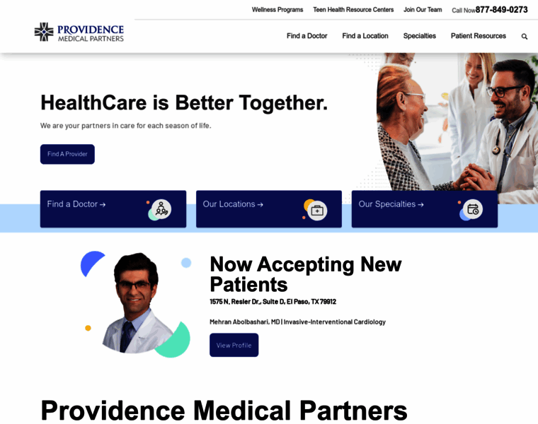 Providencemedicalpartners.com thumbnail
