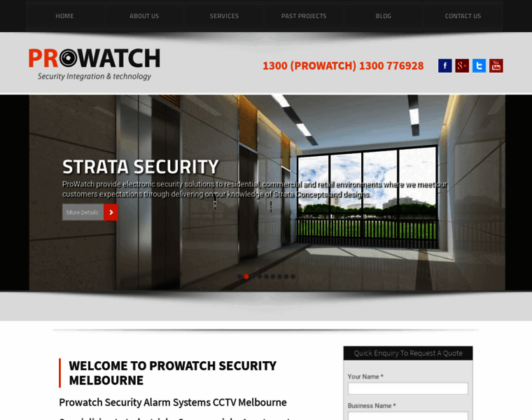 Prowatchsecurity.com.au thumbnail