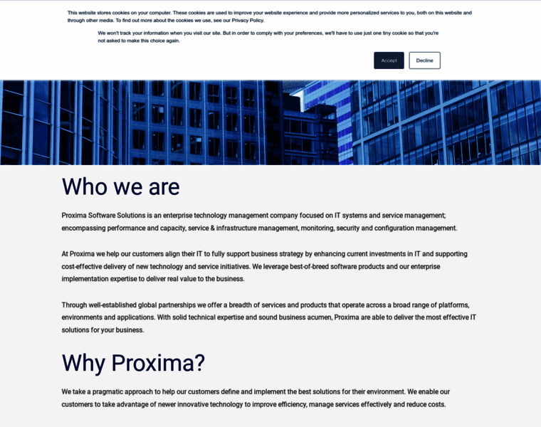 Proxima-software.com thumbnail