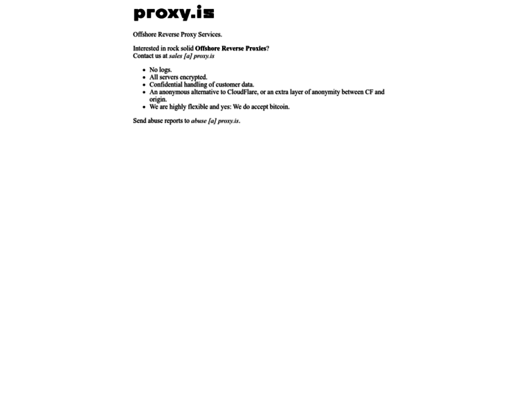 Proxy.is thumbnail