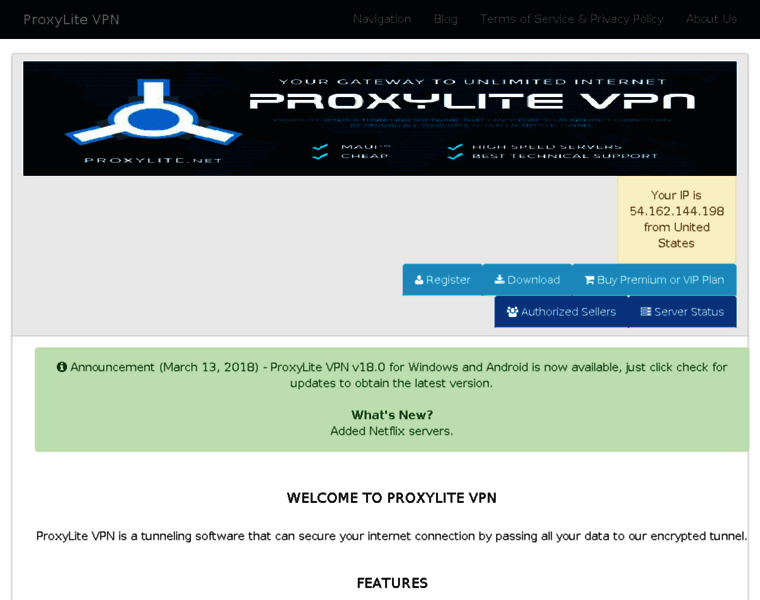 Proxylite.net thumbnail