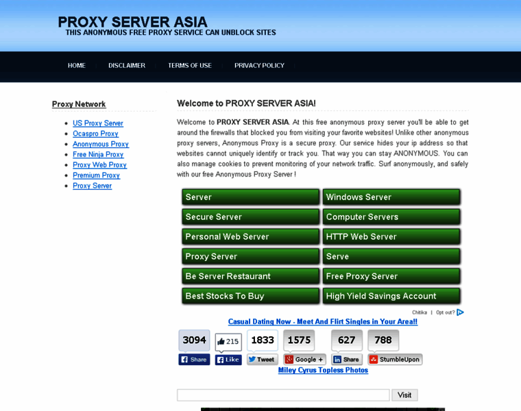 Proxyserver.asia thumbnail