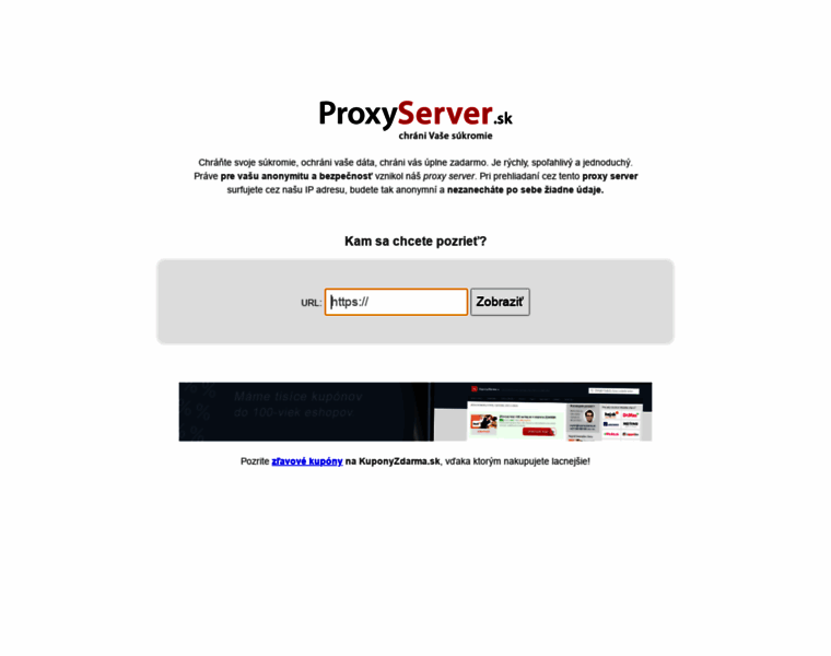Proxyserver.sk thumbnail