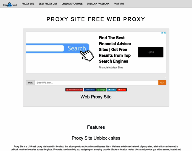 Proxysite.cloud thumbnail