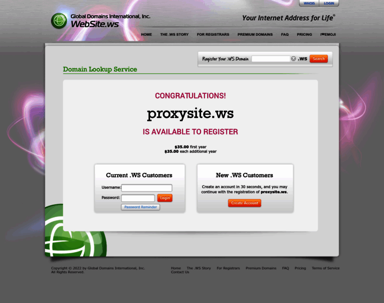 Proxysite.ws thumbnail