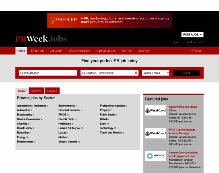 Prweekjobs.co.uk thumbnail