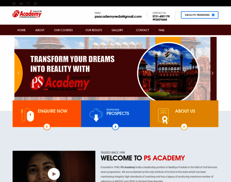 Psacademy.co.in thumbnail
