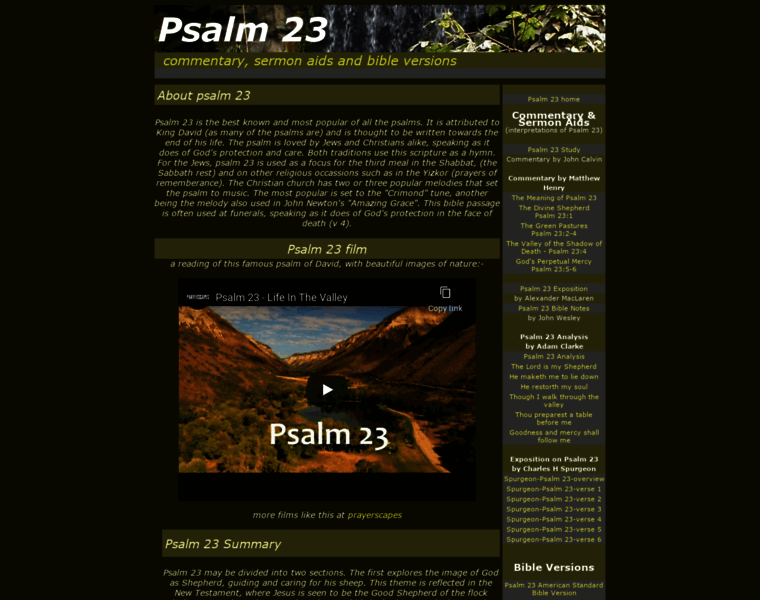 Psalm-23-the-lord-is-my-shepherd.com thumbnail