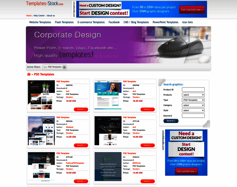 Psd-templates.templates-stock.com thumbnail