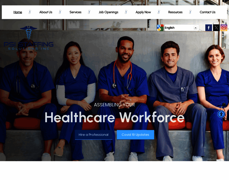 Psistaffing.org thumbnail