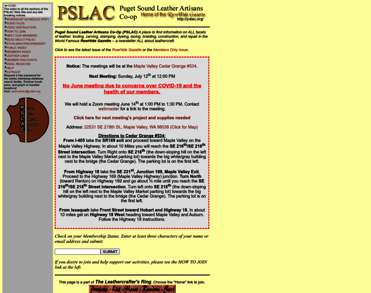 Pslac.org thumbnail