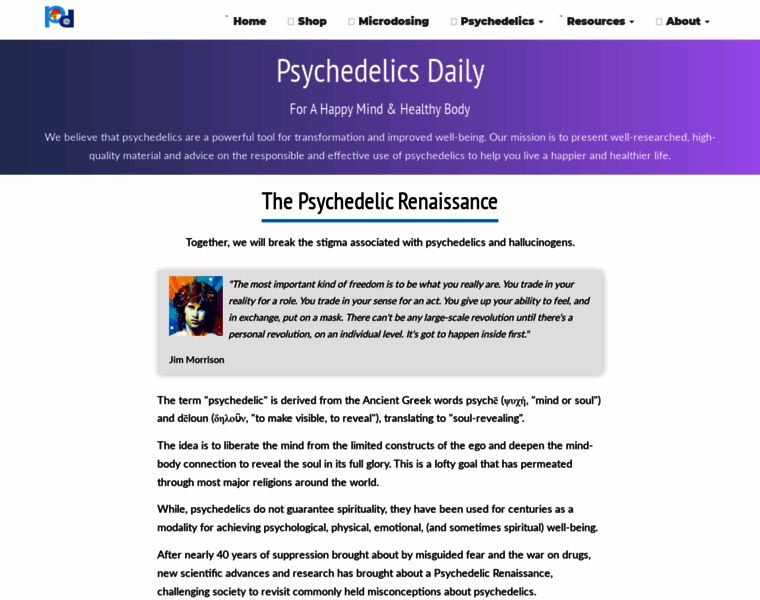 Psychedelicsdaily.com thumbnail