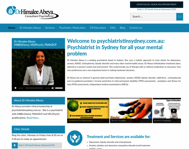 Psychiatristinsydney.com.au thumbnail