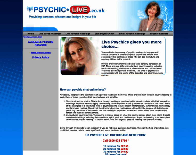 Psychic-live.co.uk thumbnail