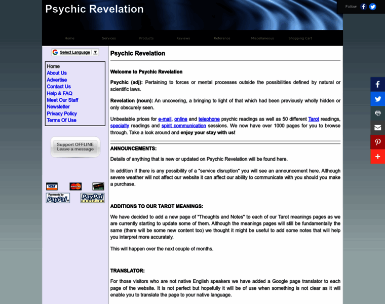 Psychic-revelation.com thumbnail