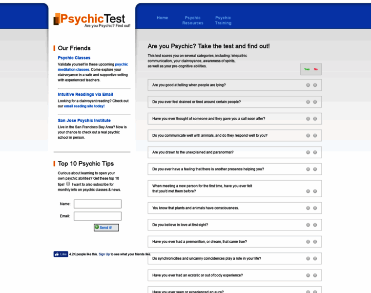 Psychic-test.org thumbnail