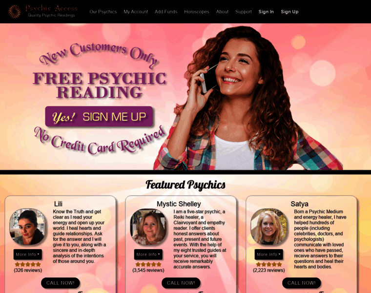 Psychicaccess.com thumbnail