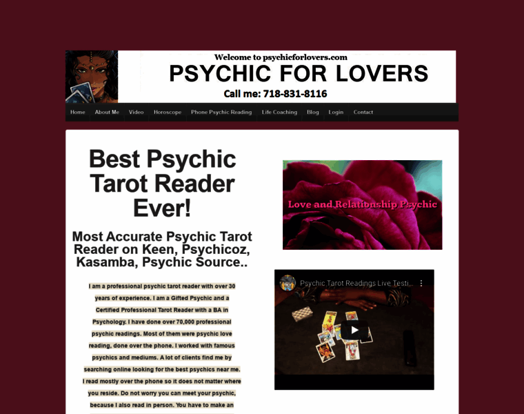 Psychicforlovers.com thumbnail