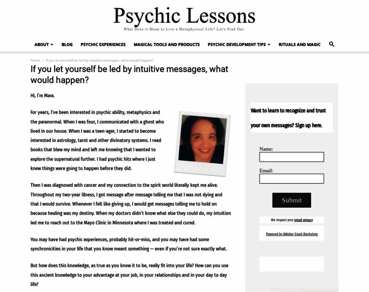 Psychiclessons.com thumbnail