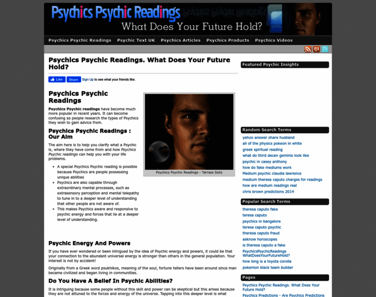 Psychicspsychicreadings.com thumbnail