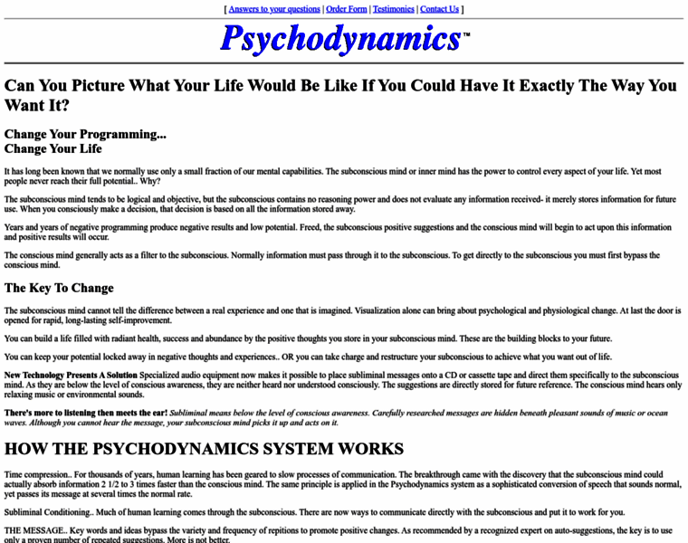 Psycho-dynamics.com thumbnail