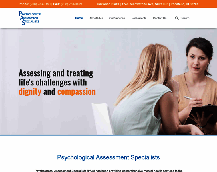 Psychologicalassessmentspecialists.com thumbnail