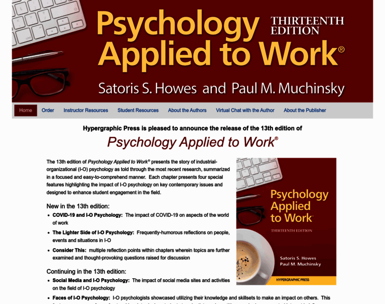 Psychologyappliedtowork.com thumbnail