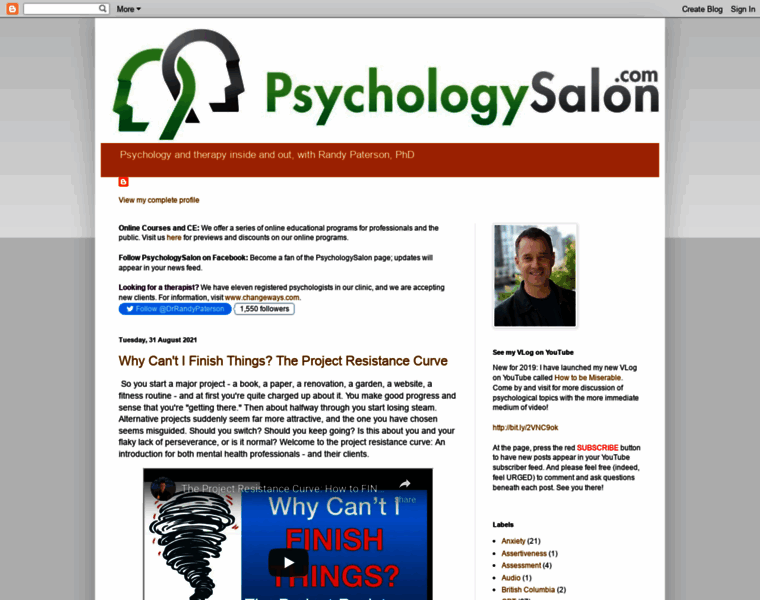 Psychologysalon.com thumbnail