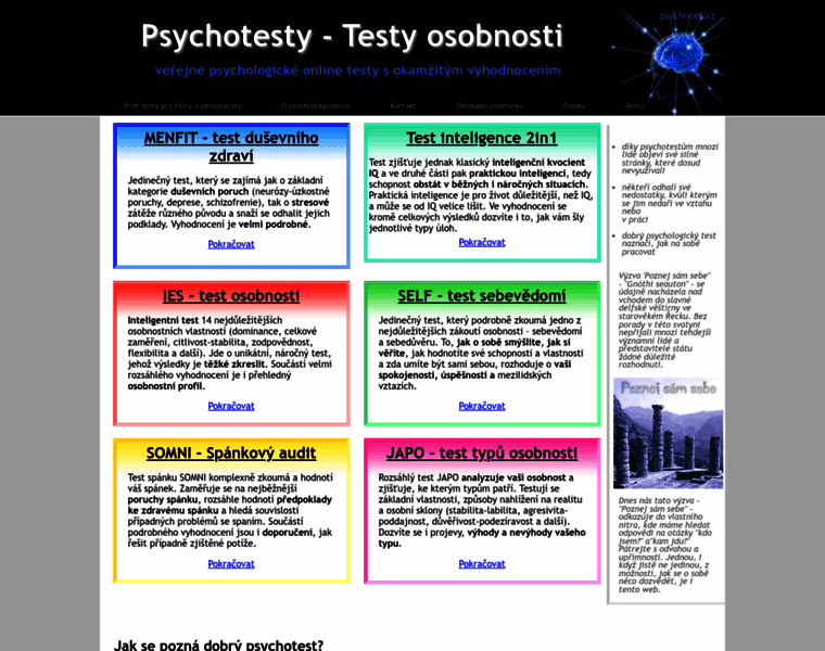 Psychonet.cz thumbnail