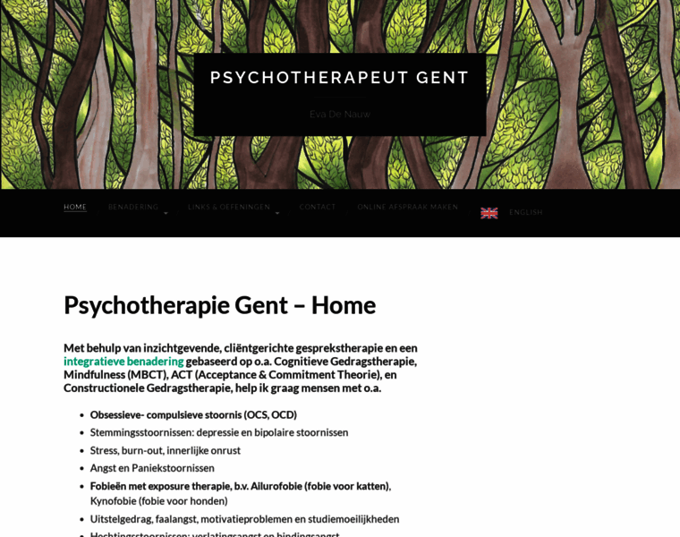 Psychotherapeut-gent.be thumbnail
