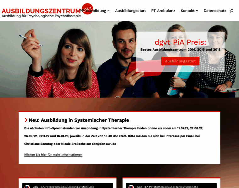 Psychotherapieausbildung-bielefeld.de thumbnail