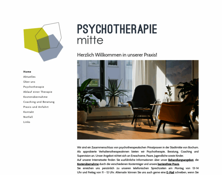 Psychotherapiemitte.de thumbnail