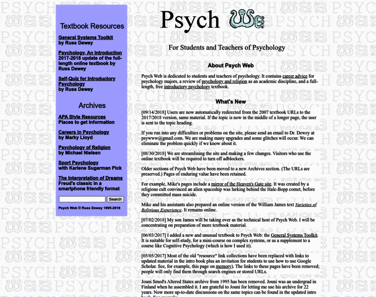 Psychwww.com thumbnail Psychwww.com thumbnail