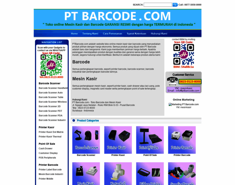 Ptbarcode.com thumbnail