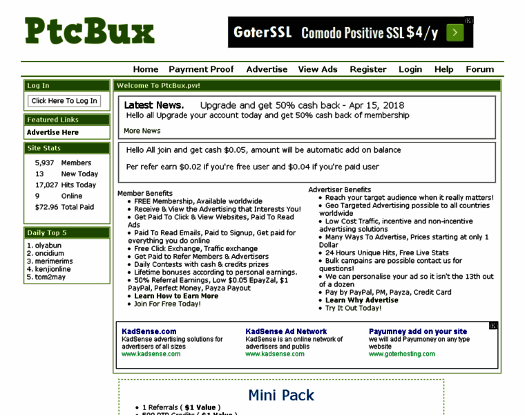 Ptcbux.pw thumbnail Ptcbux.pw thumbnail