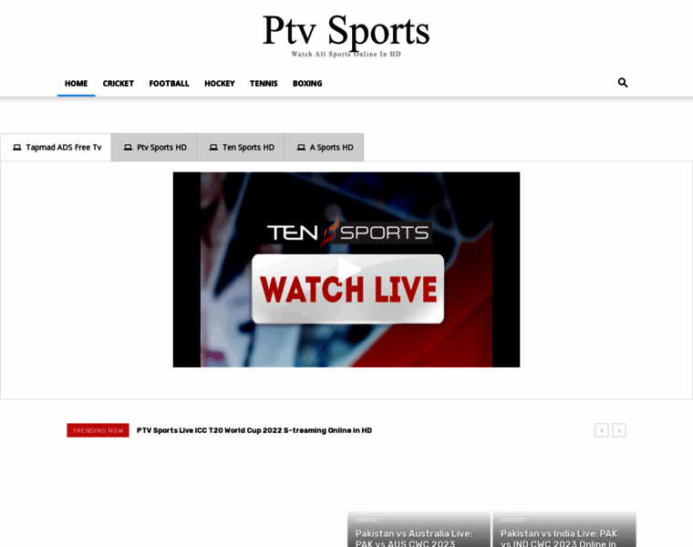 Ptvsportslive.net thumbnail