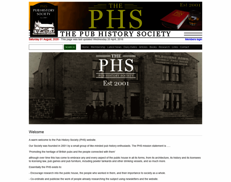 Pubhistorysociety.co.uk thumbnail