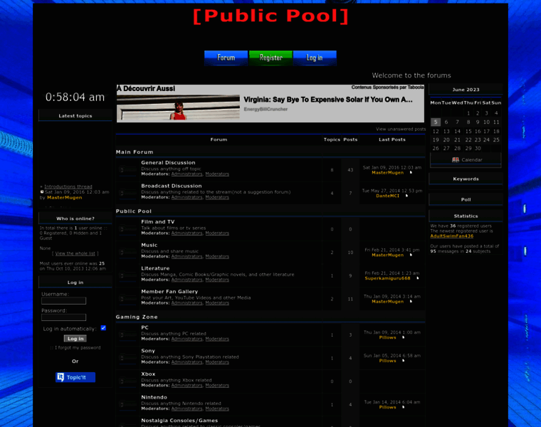 Publicpool.forumotion.com thumbnail