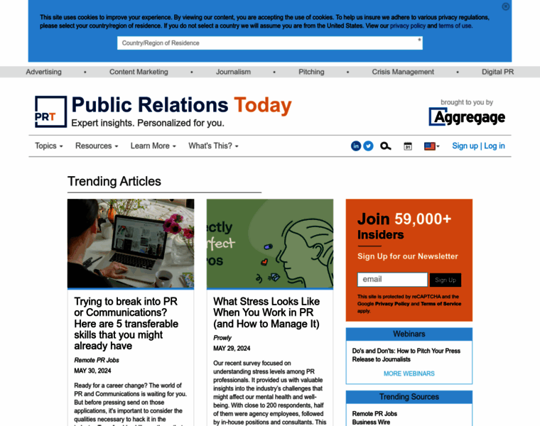Publicrelationstoday.com thumbnail