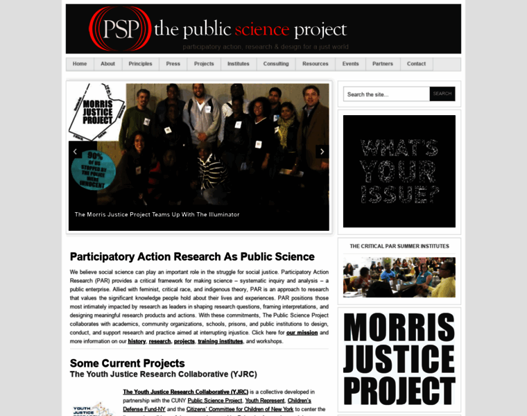 Publicscienceproject.org thumbnail