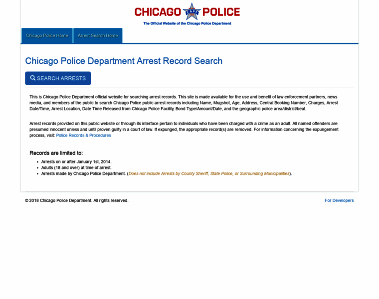 Publicsearch1.chicagopolice.org thumbnail