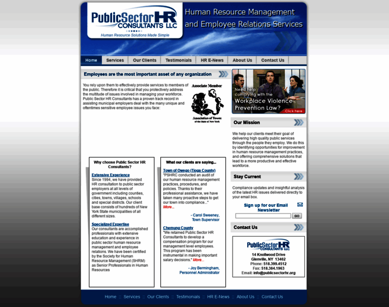 Publicsectorhr.org thumbnail